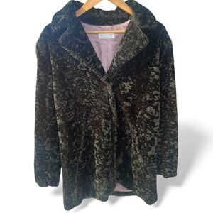Vintage Faux Fur Coat | Green